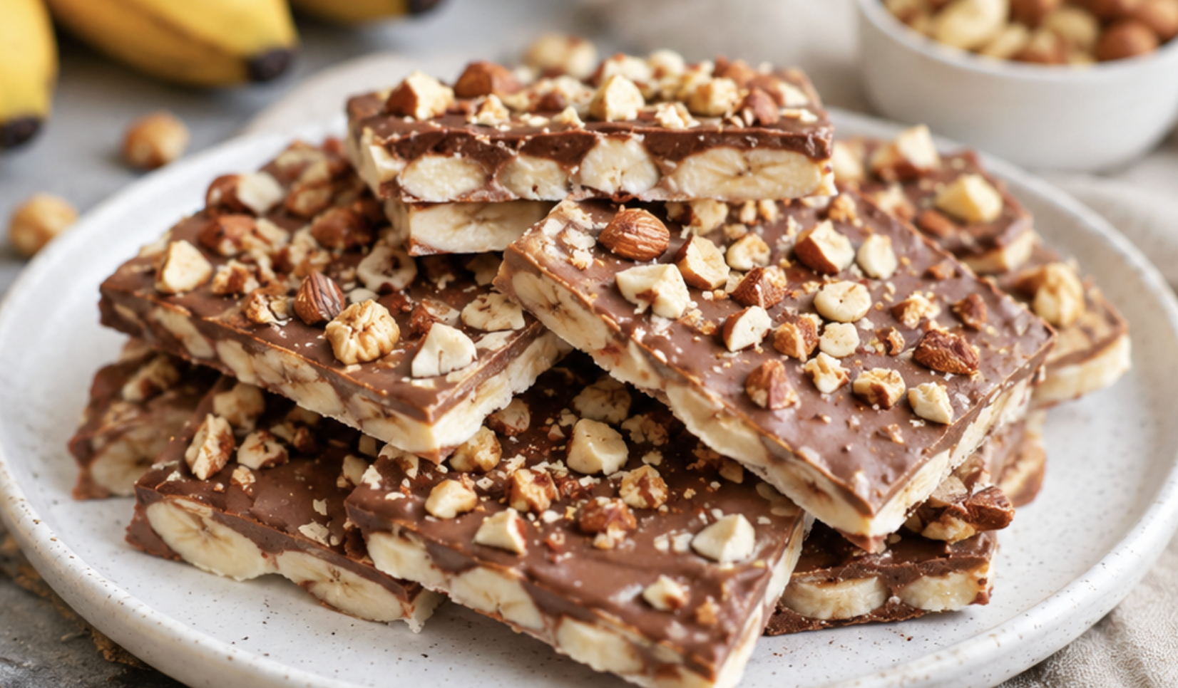 Banana Yoghurt Bark