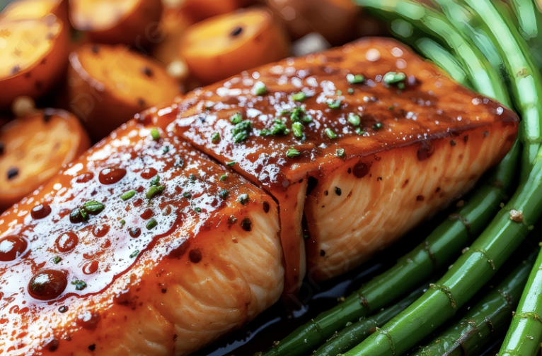 ปลาอบผักย่าง